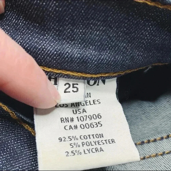 Hudson Jeans Elle Midrise Baby Boot Denim - Picture 3 of 8